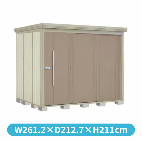 樂天商城 - タクボ物置 ND／ストックマン　背面棚 ND-SZ2519 結露減少屋根 多雪型 『追加金額で工事可能』 『物置 屋外用 大型 倉庫 小屋 屋外 収納庫 diy 大容量 吊り戸 鍵つき 庭』【追加金額で取付工事可能】 カーボンブラウン