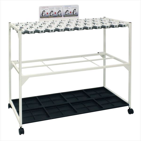 ミヅシマ工業　ダイヤル錠傘立てMU-33　業務用　33本立て　234-0020　『傘立て』