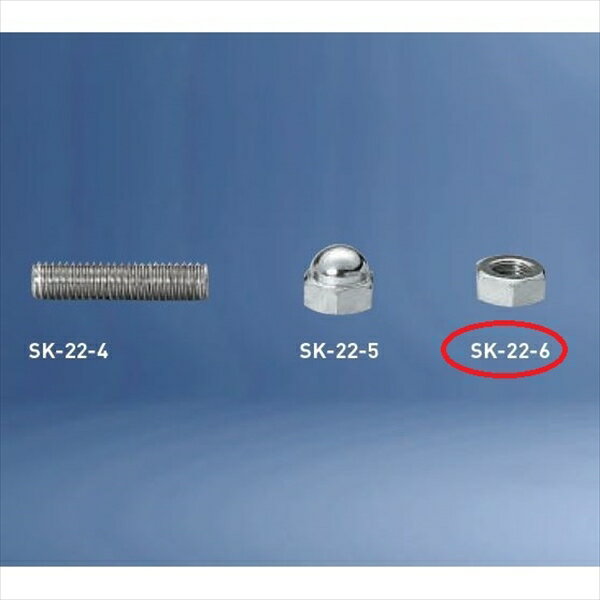 神栄ホームクリエイト バルコニー物干金物オプション 六角ナット SK-22-6 『旧：新協和』