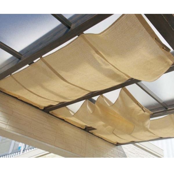 【送料無料】 タカショー ポーチテラス オプションアイテム シンプルシェード 1.5間×8尺 サンドストーン