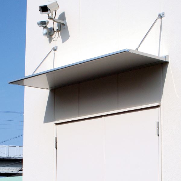 【送料無料】 オンリーワン ヴァイザー RS-FT型 アルミニウム複合材庇 W1000(H30) D620 DK5-RSFT610B 『アルミひさし　庇 おしゃれ DIY 雨よけ 洗濯干し場 後付け 玄関 窓 エクステリア 』 ステンカラー