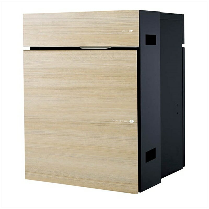 ユニソン ヴィコ DB 60+80 ポスト有り 左開きタイプ 前出し（スペーサー付） 木目調 『宅配ボックス 宅配ポスト』 シャインチーク