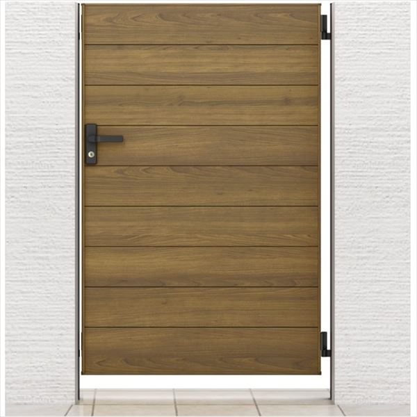 【送料無料】リクシル 開き門扉AA YM1型 柱仕様 アルミ形材柱 08-12 片開き『LIXIL ゲート 部材 ガーデ..