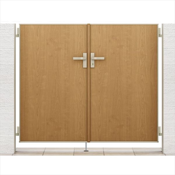 【送料無料】リクシル 開き門扉AA FM1型 柱仕様 アルミ形材柱 08-16 両開き『LIXIL ゲート 部材 ガーデ..