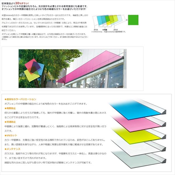 【送料無料】 アルフィン庇 ガラスひさし 透明/乳白 D300×L1000 AF810 『おしゃれ ...