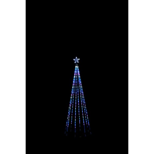 友愛玩具 LEDストローチューブツリー LEDストローチューブツリー 180cm （ブルーグラデーション） WG-5406BG 『クリスマス 屋外 LED イルミネーション ライト』
