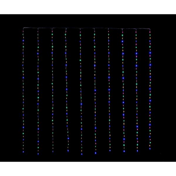 乐天商城 - 友愛玩具 LEDワイヤーをーターカーテンライト LEDワイヤーをーターカーテンライト(MIX) WG-9353MX 『クリスマス 屋外 LED イルミネーション ライト』