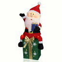 友愛玩具 LEDファブリックデコレーション LEDファブリックプレゼントサンタ WG-2781SA 『クリスマス 屋外 LED イルミネーション ライト』