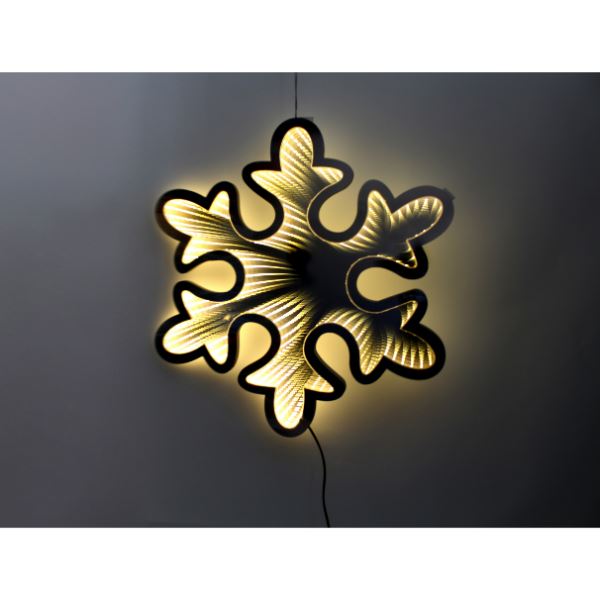 友愛玩具 ミラーライト ミラーライト スノーフレークS（ゴールド） WG-9361 『クリスマス 屋外 LED イ..