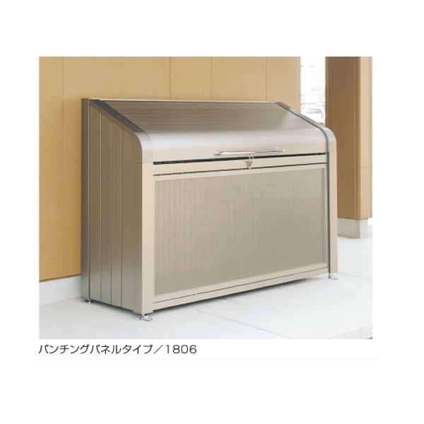 【集合住宅向け】三協アルミ ダスティンGボックススリム パンチングパネルタイプ GBXS-P-1207 『 ゴミ ダスト ボックス ステーション コンテナ ストッカー ダストボックス ダストピット 屋外 大型 』 アーバングレー