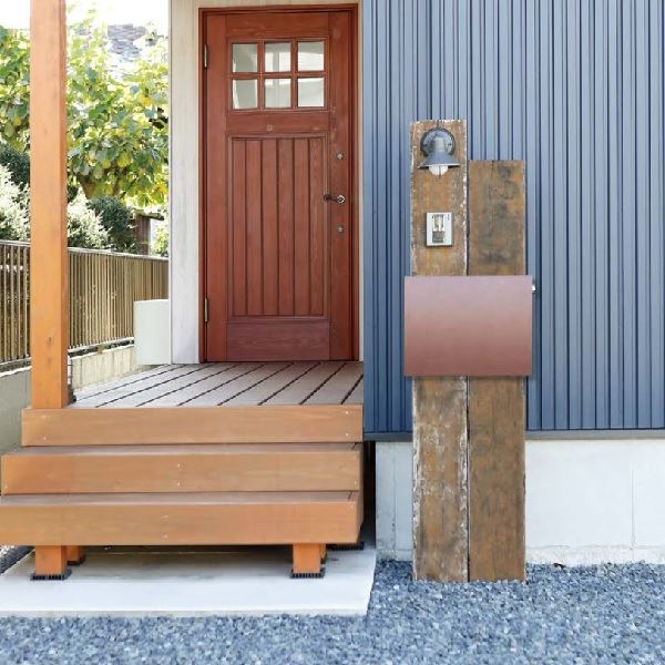 ユニソン ボルサ シリンダー錠 上入れ前出し 『郵便ポスト』 本体カラー/シルバー