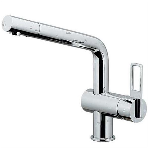 カクダイ 水栓金具 ANTIRA シングルレバー混合栓 117-028K