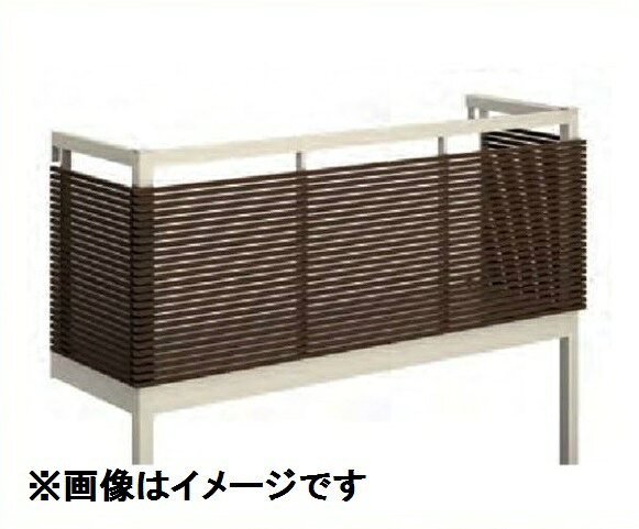 YKKAP ルシアスバルコニー 屋根置式 横ストライプ 関東間 ロング柱 1間×6尺 床材リウッド アルミ+アルミカラー 『後付バルコニー 洗濯物干し場 リフォーム向け アルミ製』