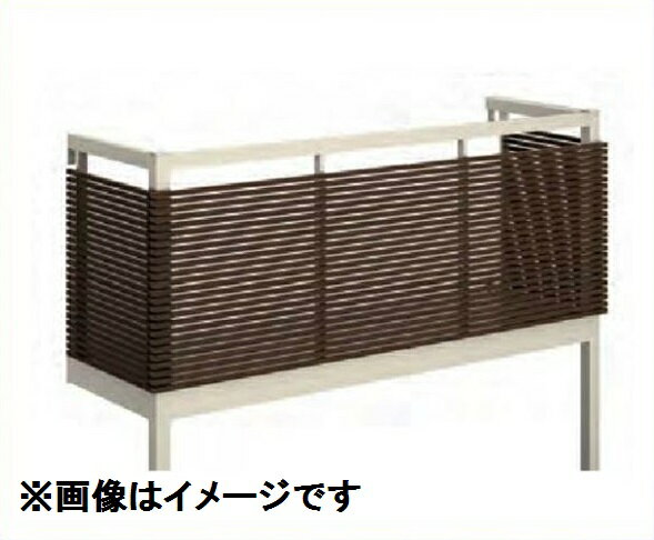 YKKAP ルシアスバルコニー 屋根置式 横ストライプ メーターモジュール ロング柱 1間×5尺 床材 樹脂製デッキ アルミ+アルミカラー 『後付バルコニー 洗濯物干し場 リフォーム向け アルミ製』