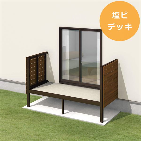 三協アルミ オルネ 庭置き式 フロントオープン 横格子 関東間 1.0間×6尺 塩ビデッ...