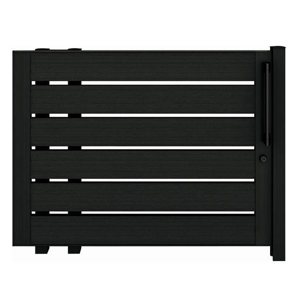 【送料無料】YKKAP ルシアススライド W03型 標準柱 12-14L 片引き 片面シリンダー錠セット 『横板格子 ..