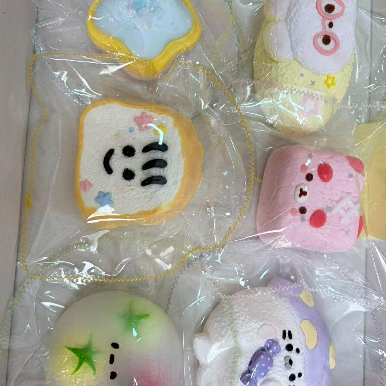 自分で選べる ！SNSで話題 大人気 ふわふわ スクイーズ 水感 粘着 触り心地 ストレス解消 おもちゃ 減圧グッズ 大サイズ 中サイズ 低反発 握り玩具 おもちゃ 誕生日 クリスマス プレゼント ギフト 贈り物 もちもち 子供 大人 可愛い 工場から発送する kiroran-10000144 FULNG 楽天市場店 サンプル画像3