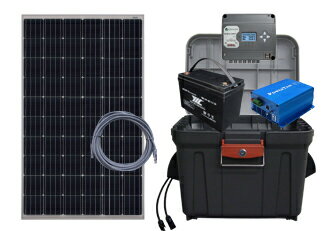 【ACバッテリー充電器プレゼント中！】独立型ソーラー295W発電キットSOLAR GENERATOR KIT SGK-295M