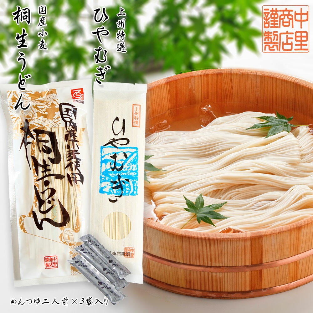 桐生うどん と 上州特選 ひやむぎ 6