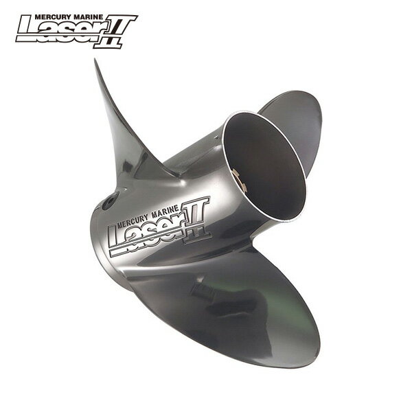 樂天商城 - MERCURY マーキュリー 3枚 ステンレス プロペラ 26ピッチ LaserII レーザー2 ダイア 13-1/2インチ 48-16996A46 シルバー 銀色 純正プロペラ