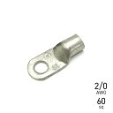 バッテリーケーブル用 リングターミナル 2/0AWG 60sq 10mm 784432 バッテリー 丸型 端子