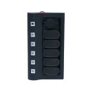 【アウトレット品】 プラスチック パネル スイッチ 5ロッカー スイッチ OL180325