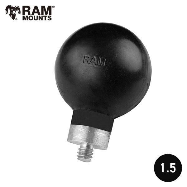 【即納】 RAM-237U RAM MOUNTS ラムマウント ポールベース スタッド付き RAMマウント 1.5インチボール ..