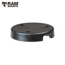 【即納】ラムマウント 直接仕入 RAP-402U ケーブルアダプター 2.25インチボール ラウンドベース (94mm径) 640294 RAM MOUNTS 取扱店 販売店 アルミボート バスボート 魚探マウント