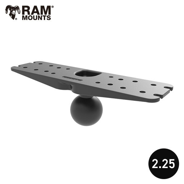  RAM-D-111BU RAM MOUNTS ラムマウント 魚探マウント ベース 3×11 インチ RAMマウント 2.25インチボール 741118 取扱店 販売店 魚探 取り付け 架台 スタンド バス釣り アルミボート バスボート 艤装パーツ 魚群探知機