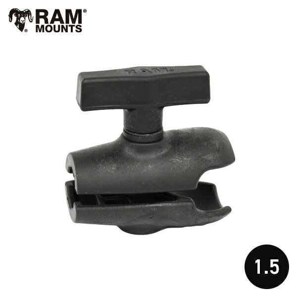 【即納】 RAP-200-1U RAM MOUNTS ラムマウント アーム ソケット 8角 RAMマウント 1.5インチボール 820010 取扱店 販売店 アルミボート バス釣り 魚探 車載 挟む カヤック 部品 艤装パーツ カヤック フィッシング