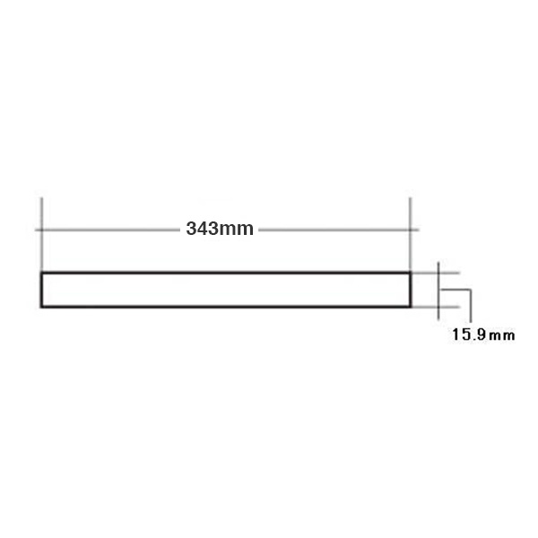 スチールシャフト 5/8インチ×337mm 772095 ボート トレーラー パーツ ブラケット ...
