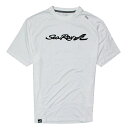 メンズ 半袖 Tシャツ フィットネス トレーニングウェア ストレッチ 防臭 防湿 SeaRay シーレイ ホワイト Sサイズ USサイズ SR9173-S