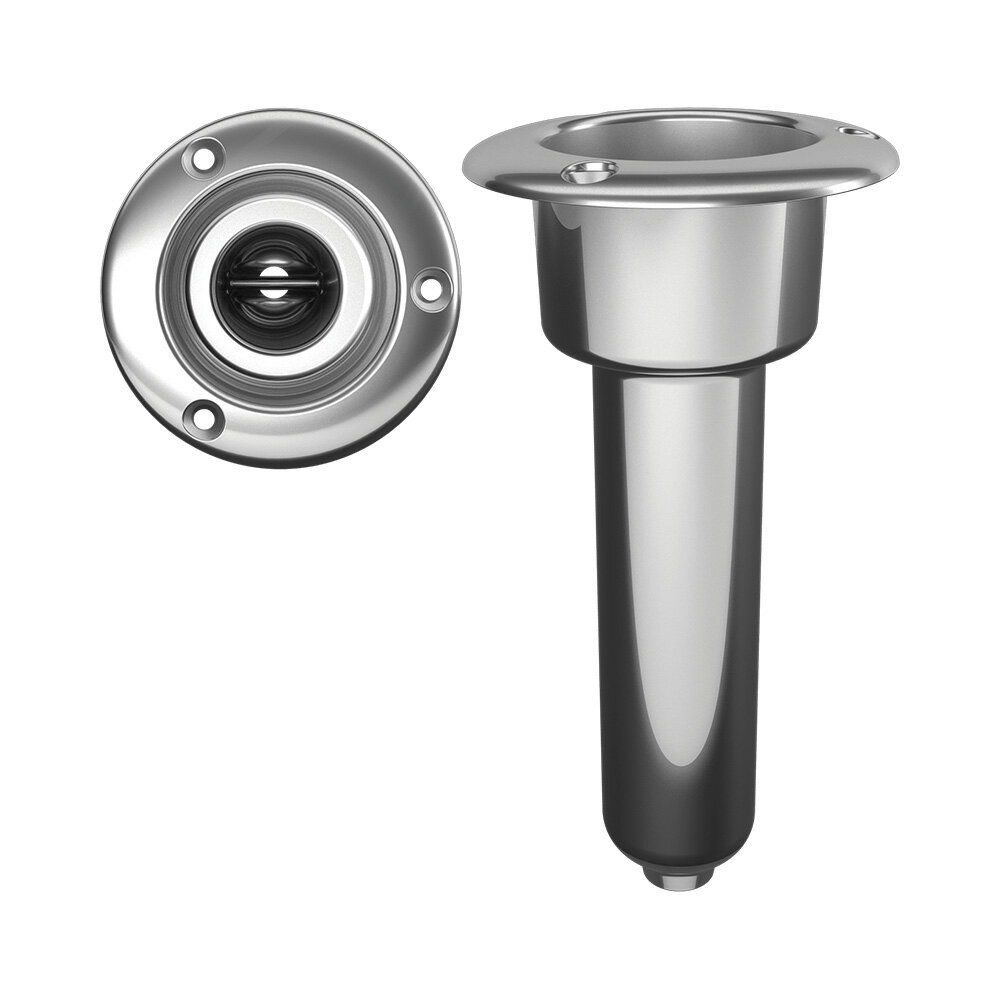 1台2役の ロッドホルダー 船 ステンレス製 角度0度 カップホルダー ドリンクホルダー 埋め込み 釣り 竿..