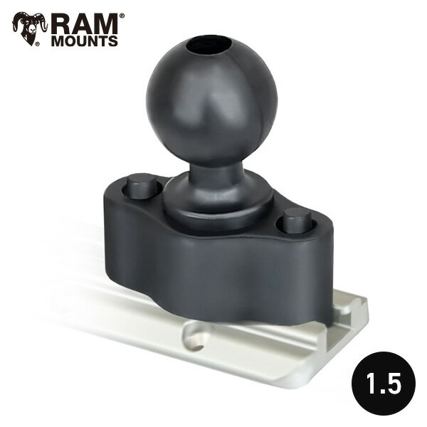 RAM MOUNTS ラムマウント クイックリリース トラックボールベース RAMマウント 1.5インチボール 80262 RAP-383U 取扱店 販売店 カヤック 部品 艤装パーツ カヤック フィッシング アルミボート ペダルドライブ 足漕ぎカヤック