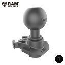 選べるマウントシリーズ！ RAM MOUNTS ラムマウント GoProマウント アダプター RAMマウント 1インチボール 182431 RAP-B-202U-GOP2 アクションカメラ ヘルメットマウント 固定 カメラアダプター SUP 取り付け GoProアクセサリー ヘルメット上 取扱店 販売店