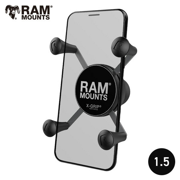 【即納】 RAM-HOL-UN7BCU RAM MOUNTS ラムマウント iphone 14 対応 Xグリップ アイフォン ジムニー 携帯マウント RAMマウント 1.5インチボール スマホスタンド 600783 取扱店 販売店 車載 ハーレー バイクスマホホルダー オフロードバイク モタード