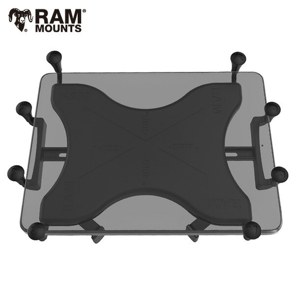 RAM MOUNTS ラムマウント iPad RAMマウント タブレット 車載ホルダー 後部座席 Xグリップ X-グリップ 12インチ ダブレットスタンド タブレットホルダー 黒 ブラック RAM-HOL-UN11U 601112 【あす楽】 取扱店 販売店 固定 高さ調節