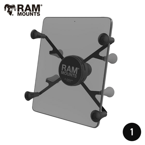 RAM MOUNTS ラムマウント RAMマウント タブレット 車載ホルダー 後部座席 Xグリップ RAMマウント 1インチボール RAM-HOL-UN8BU 7〜8インチ 608008 【あす楽】 取扱店 販売店 タブレットスタンド タブレットホルダー 挟む