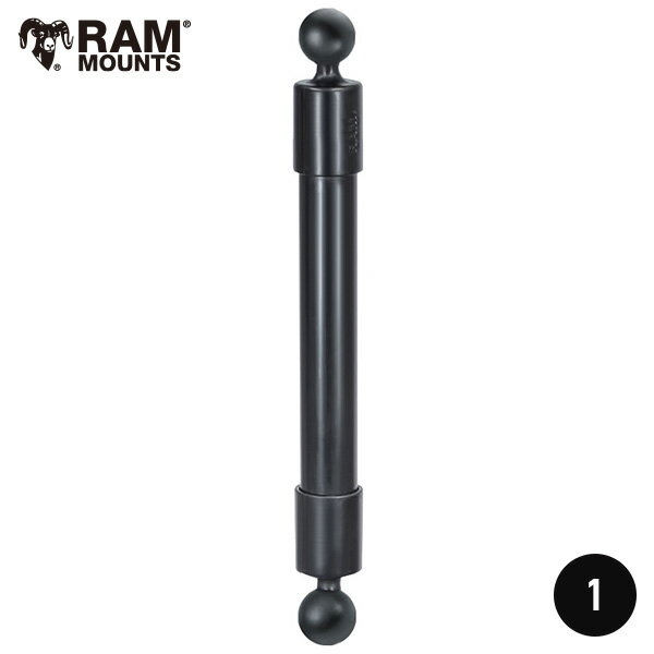 【即納】 RAP-BB-230-14U RAM MOUNTS ラムマウント エクステンション ポール ショート RAMマウント 1インチボール ジョイント 620254 アクションカメラ用 ホルダー 取扱店 販売店 カヤック 部品 艤装 カヤックフィッシング ホビーカヤック フィッシング