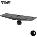 選べるマウントシリーズ！ RAM MOUNTS ラムマウント ベース 3×11インチ RAMマウント 1.5インチボール 701378 RAM-137BU 取扱店 販売店 魚探 取り付け 架台 スタンド バス釣り 魚探マウント 魚探ホルダー バスボート アルミボート フロートボート 艤装