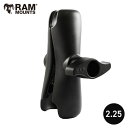 選べるマウントシリーズ！ RAM MOUNTS ラムマウント ミディアムアーム ダブルソケット RAMマウント 2.25インチボール 704203 取扱店 販売店 アルミボート バスボート 魚探マウント 艤装パーツ GPS モニターアーム 固定 キサカ