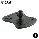 RAM MOUNTS ラムマウント ローランス LOWRANCE QRB用ベース RAMマウント 1インチボール 708108 RAM-B-107BU 取扱店 販売店 魚探マウント 魚群探知機マウント 魚群探知機ホルダー 魚探マウント