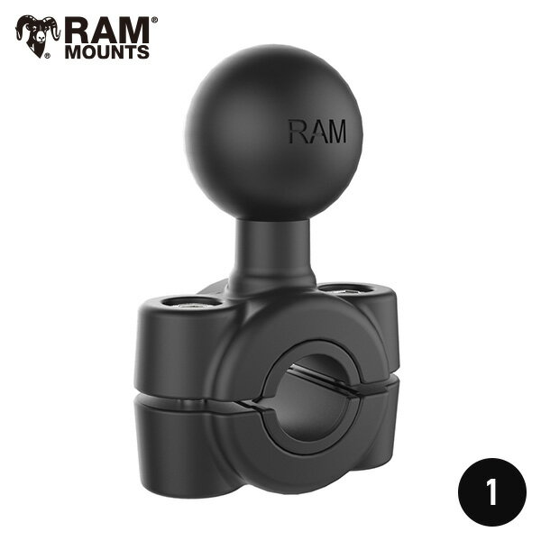 【即納】 RAM-B-408-37-62U RAM MOUNTS ラムマウント 車載ホルダー 後部座席 トルク スモール レールベース RAMマウント 1インチボール 708234 取扱店 販売店 GoPro 自転車 バイク クランプ 部品 パーツ