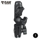 選べるマウントシリーズ！ RAM MOUNTS ラムマウント ダブルソケットアーム RAMマウント 1インチボール ジョイント 708240 バイクマウント アクションカメラマウント ハーレー ハンターカブ ハンドルバー GoPro カヤック 部品 艤装パーツ