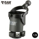 【即納】 ラムマウント 直接仕入 RAP-417B 1.5インチボール XL ペットボトル ドリンクホルダー 350ml 500ml カップホルダー RAMマウ...