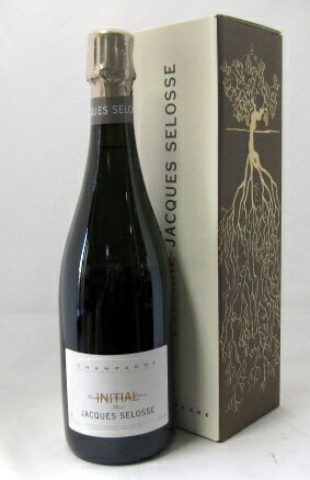 ジャック・セロス[NV] ブリュット・イニシャル・ブラン・ド・ブラン (Jacques Selosse)750ml（オリジナル　ギフトBOX付）【輸入元・フィラデス】【パーカー高得点】【フランス】【シャンパーニュ】【スパークリング】