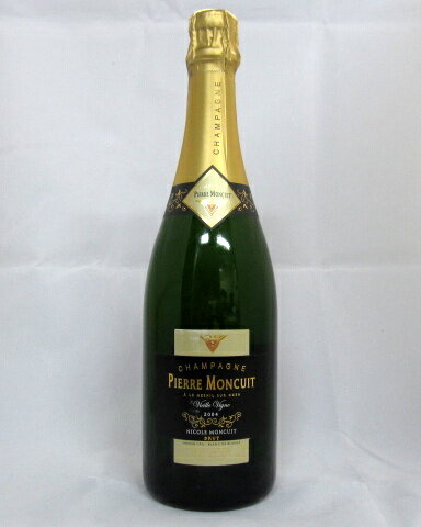 キュヴェ・ニコル・モンキュイ　V.V（CUVEE NICOLE MONCUIT）[2004]　ピエール・モンキュイ（PIERRE MONCUIT）750ml　【パーカーポイント94点】【フランス】【シャンパーニュ】【白ワイン】【ブラン・ド・ブラン】