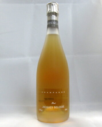 ジャック・セロス [NV]　ロゼ ブリュット　750ml（箱なし） (Jacques Selosse　Rose Brut)【パーカー高得点】【フランス】【シャンパーニュ】【スパークリング】【ロゼ】