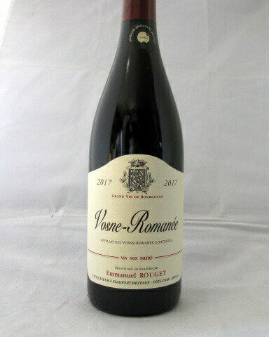 エマニュエル・ルジェ[2017]　ヴォーヌ・ロマネ750ml【パーカー89-91点】【アンリ・ジェイエ　後継者】【フランス】【ブルゴーニュ】【赤ワイン】【エマニュエル　ルジェ】