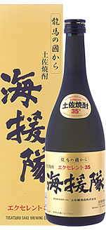 本格米焼酎 海援隊 35°エクセレント 720ml 【龍馬】【父の日ギフト】【米焼酎】【高知】【土佐鶴酒造】【限定品】